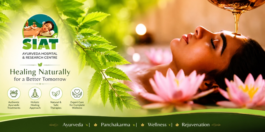 SIAT Shirodhara Therapy & Lotus Flowers
